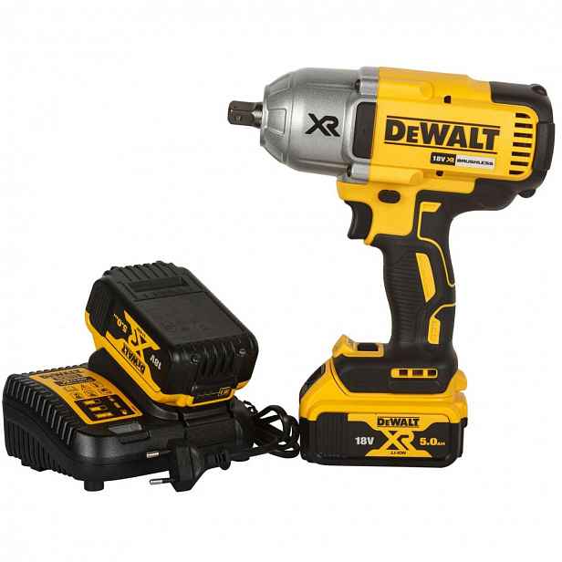 DeWALT - 18V AKU Rázový utahovák 950 Nm, 2x aku 5,0 Ah XR DCF899P2