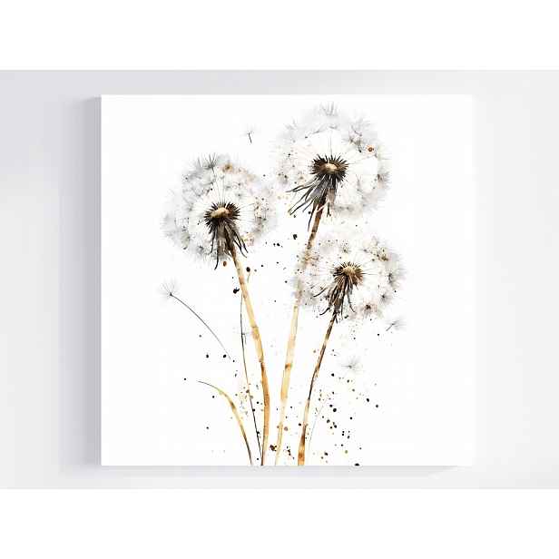 Obraz Na Plátně Canvas Grafika Příroda Květiny Foukače Puch Boho 50x50