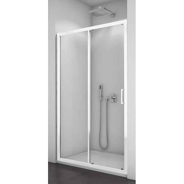 SanSwiss TOPS2 1200 04 07 Sprchové dveře jednodílné 120 cm, bílá/sklo