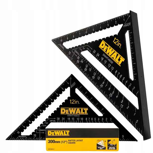 Tesařský úhelník pokrývačský 12 DeWALT DWHT46032-0