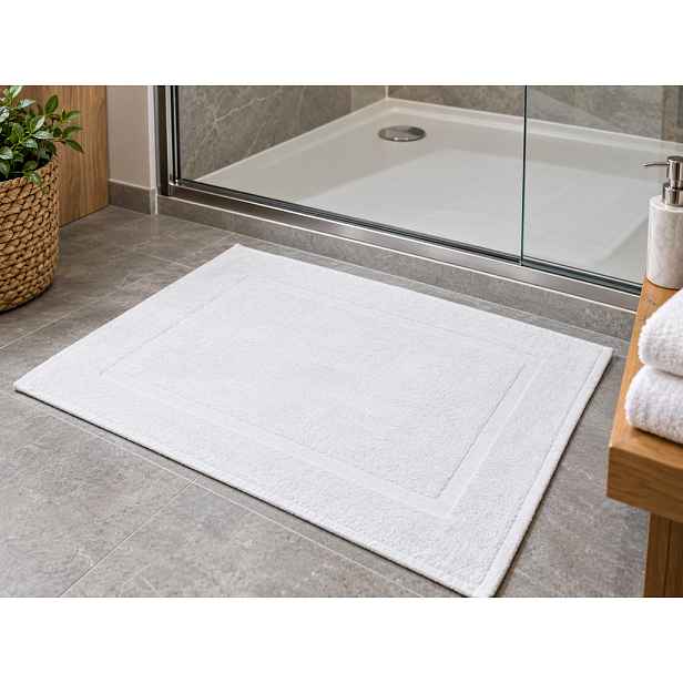 Hotelová předložka Deluxe 50 x 70 cm bílá