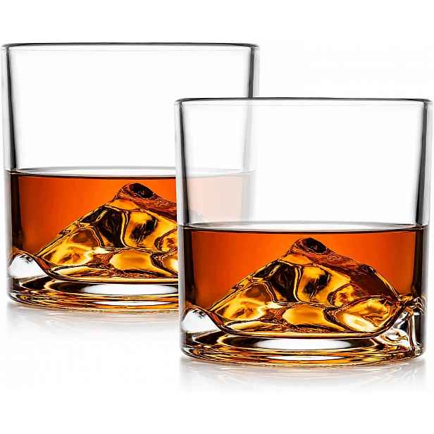 Sklenice Na Whisky Everest Krystalické 2 Ks, Zmrazené, Chladící