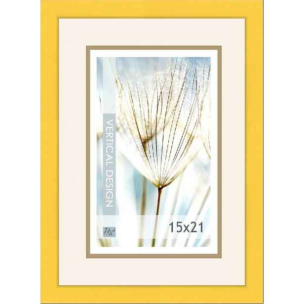Fotorámeček Giulia 15x21 cm, žlutý