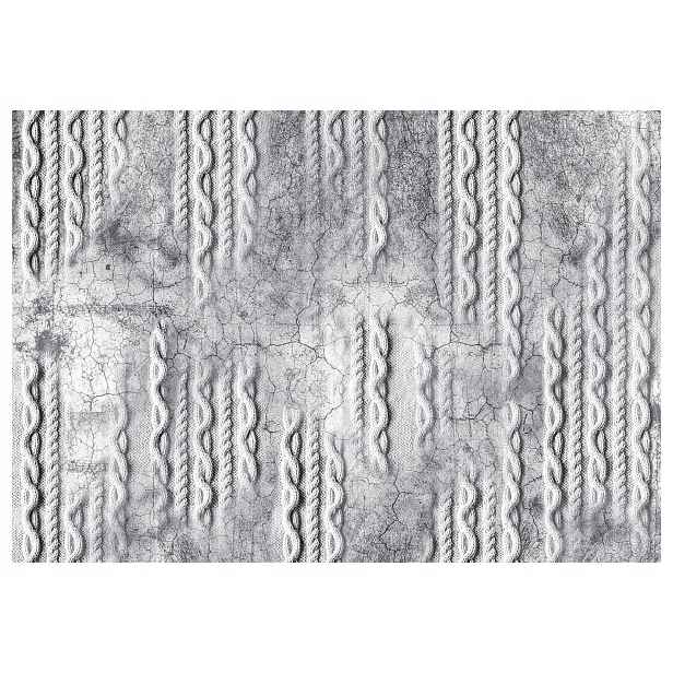 Fototapeta Beton Kámen Koše Šedá Bílá Minimalismus Loft 200x140 lepidlo