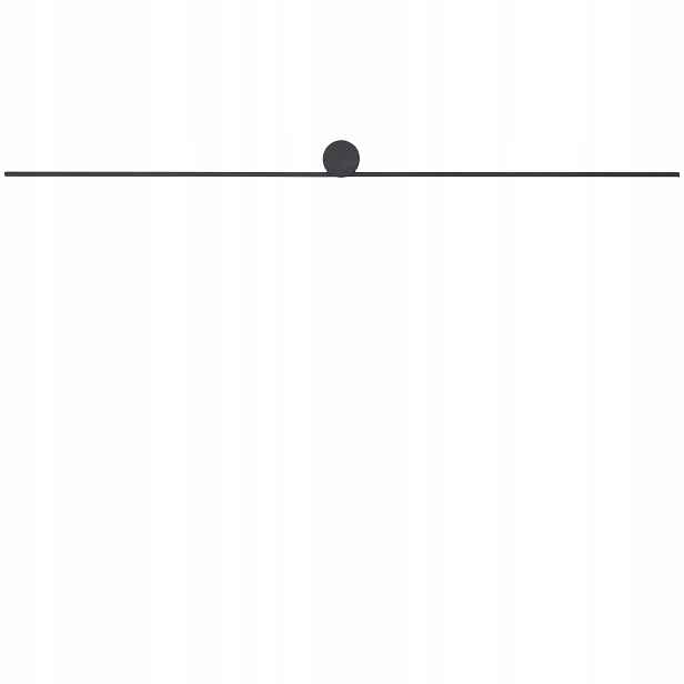 Led nástěnné svítidlo nad zrcadlo černé, moderní, 120 cm Spin Nowodvorski