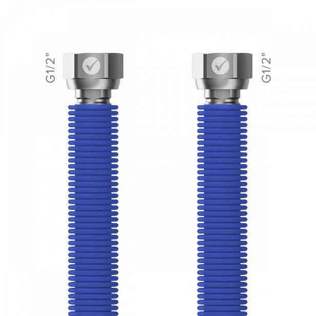 Hadice natahovací Merabell Aqua Flexi G1/2"–G1/2" 30–60 cm