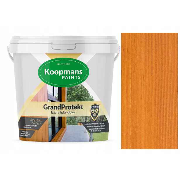 Koopmans GrandProtekt Hybridní Lazura Na Dřevo 3L Atlantický Cedr 903