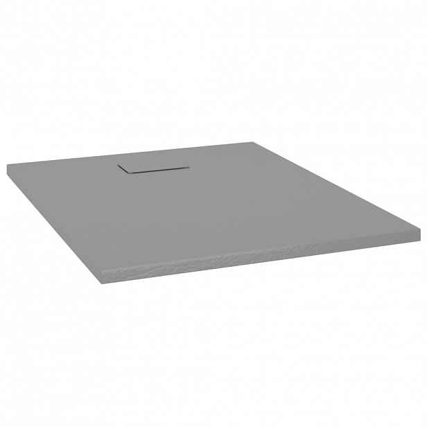 vidaXL Sprchová vanička SMC šedá 100 x 80 cm