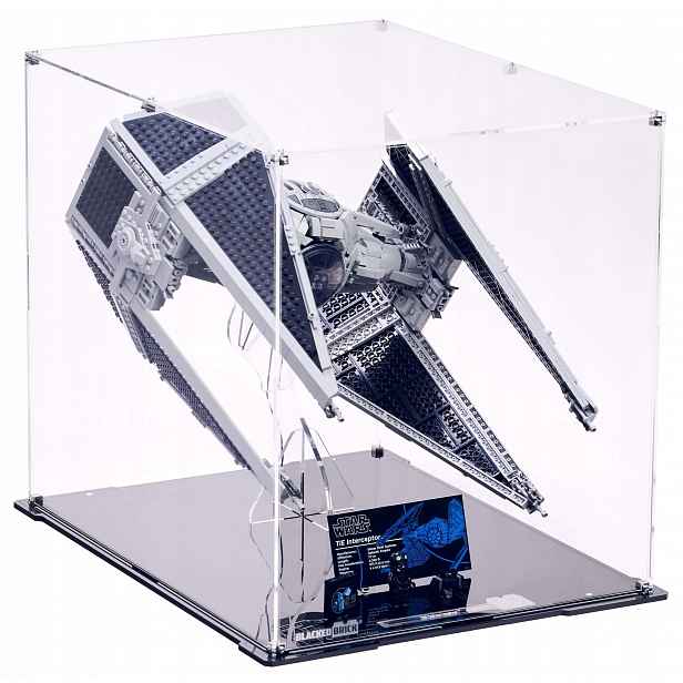 Vitrína Blacked Brick pro Lego 75382 Star Wars Tie Interceptor