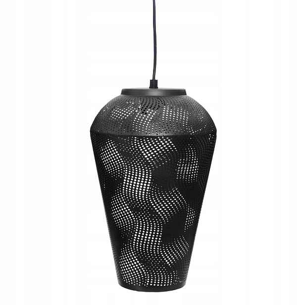 Závěsná Lampa s kovovým stínítkem Boho Styl, průměr 32 cm