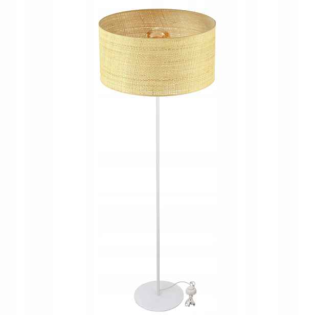 Podlahová Stojací Lampa Ratanová Válec 40 CM Boho Led E27 Polská