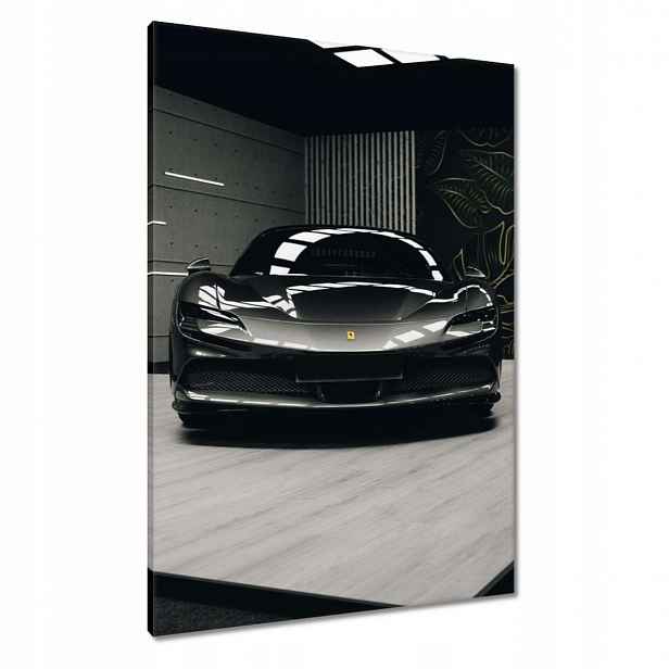 Černé obrazy 70x100 Ferrari Auto