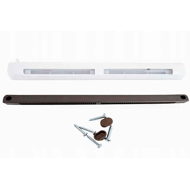 Hygrosterovaný Okenní Ventilátor Ventec Vt-h 113 Automatický bílý ořechový