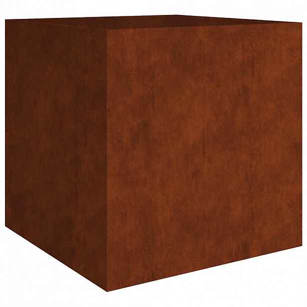 vidaXL Truhlík 80 x 80 x 80 cm cortenová ocel