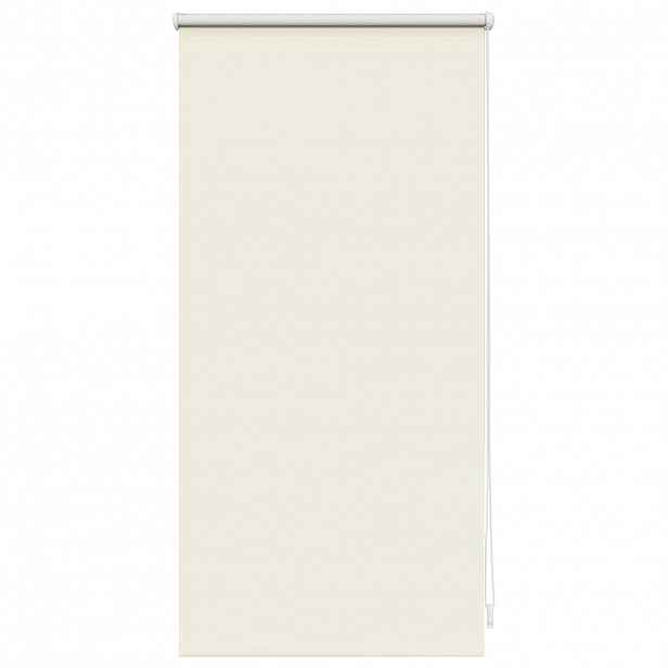 vidaXL Zatemňovací roleta 44,4 x 100 cm, šířka látky 40 cm, krémově bílá