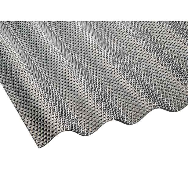 Deska polykarbonátová vlnitá MARLON CSE Diamond VL 76/18 2UV antracit 2,6×1 045×5 000 mm