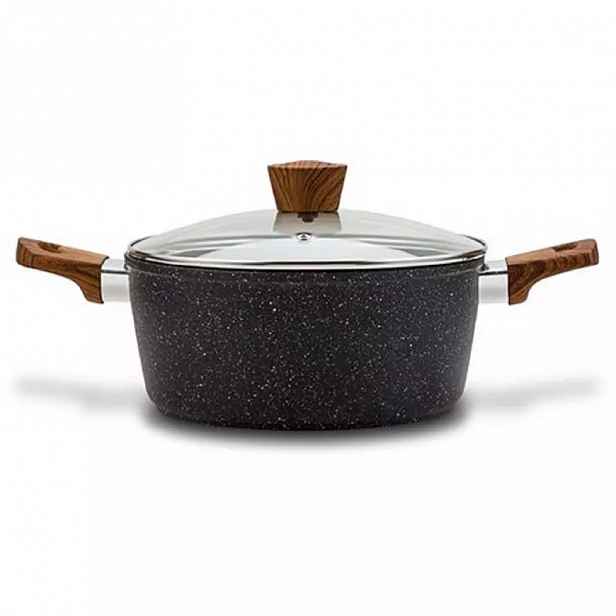 Hrnec granit s pokličkou "Nature" 20cm