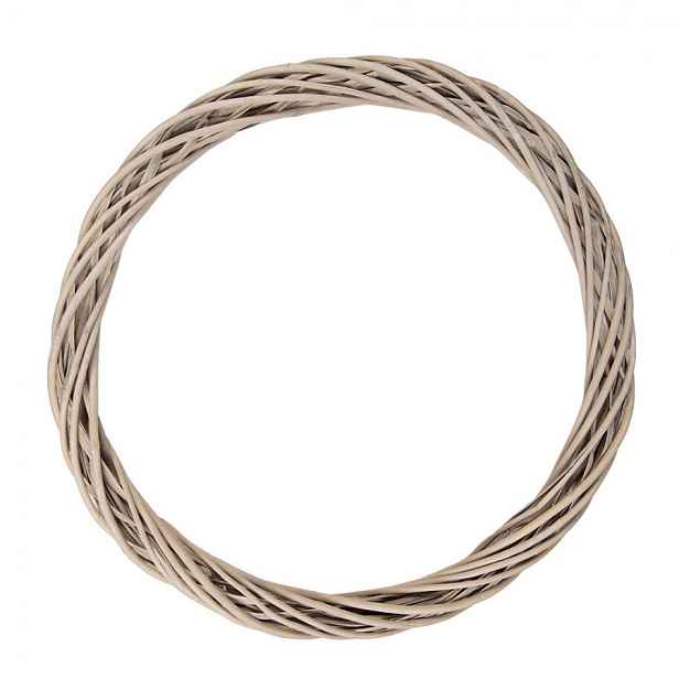Přírodní ratanový věnec Wreath Rattan XL - Ø 50*5 cm Clayre & Eef