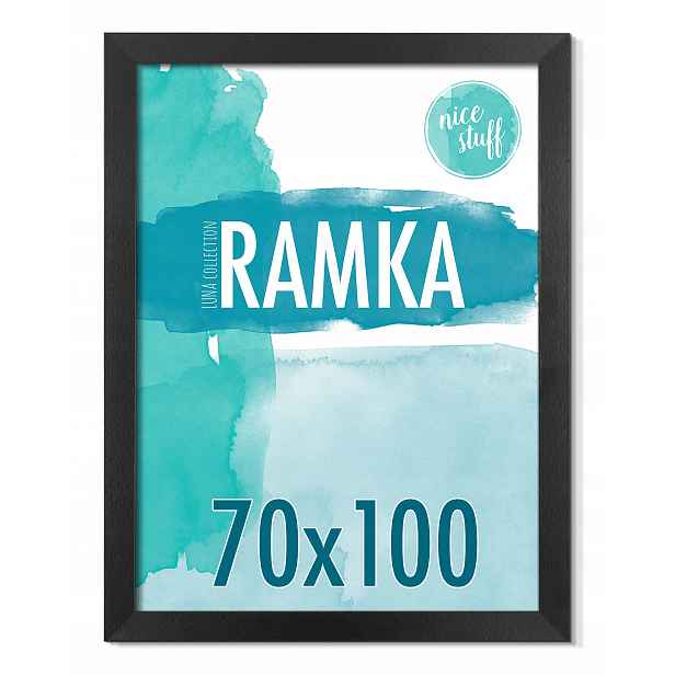 Rámeček 70x100 B1 Rámeček na fotografie 70x100 Rámečky na fotografie černé Mdf