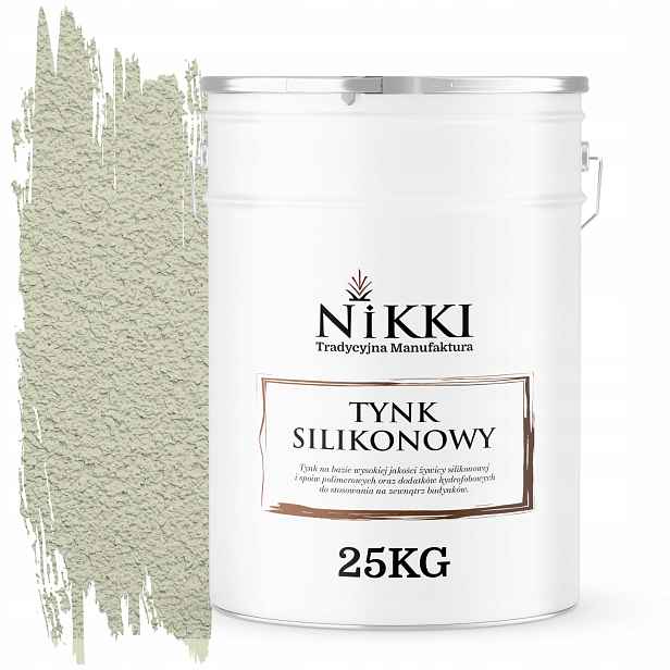 Silikonová Omítka Fasádní Bílá Lomená Zelená F481 25KG Zrno 2.0mm