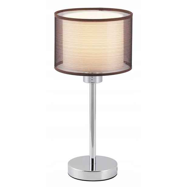 Hnědá stolní lampa Anastasia klasická do pracovny Rabalux