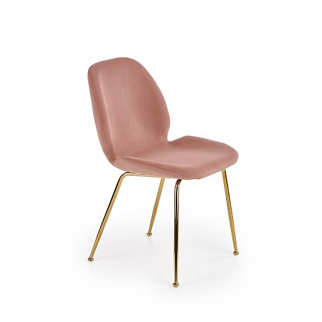 Jídelní židle K-381, světle růžová