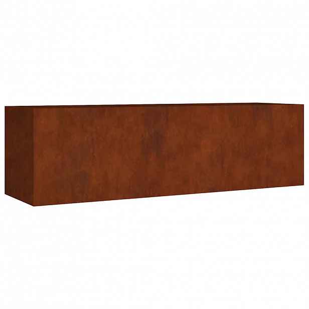 vidaXL Zahradní vyvýšený záhon 280 x 80 x 80 cm cortenová ocel