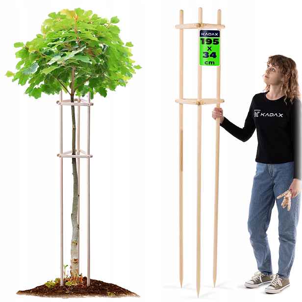 Podpěra Pro Rostliny Keřů Zahradní Impregnovaná Trojnožka Fi 28 195 cm