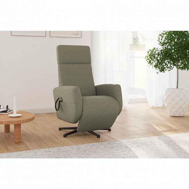 Sit & More RELAXAČNÍ KŘESLO, textil, olivově zelená