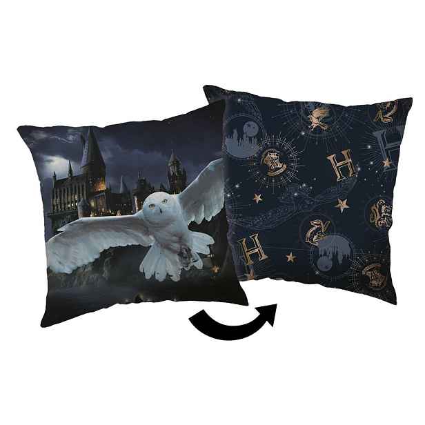Dětský polštářek ø 40 cm Harry Potter "Hogwarts 01" – Jerry Fabrics