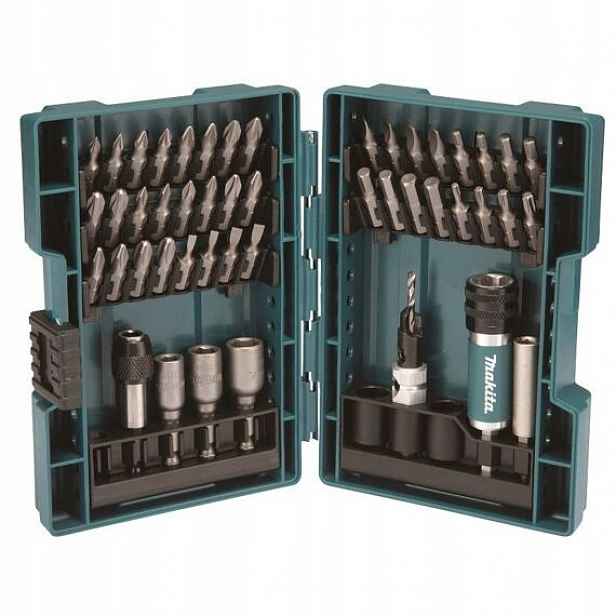 Makita D-73461 sada bitů Ph+pz+pl+trx+imbus hlavice 3ks +vrták se záhlubn