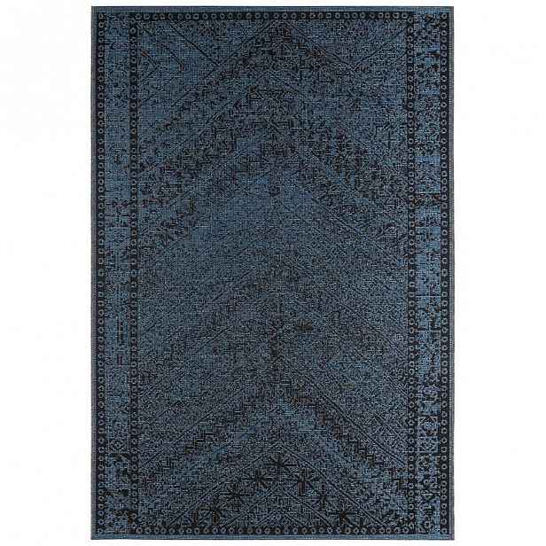 Tmavě modrý venkovní koberec Bougari Mardin, 140 x 200 cm