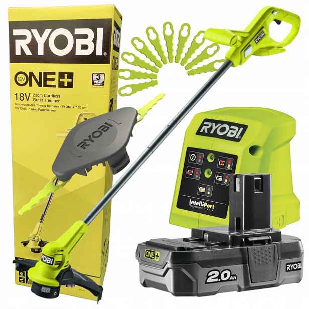Aku Vyžínač Křovinořez Na Trávy RY18LT23A-120P 2,0Ah Ryobi Čepele