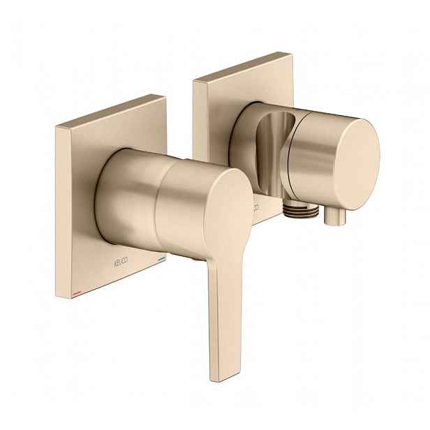 Keuco Edition 11 - Baterie pod omítku pro 2 spotřebiče, kartáčovaný bronz 51151031222
