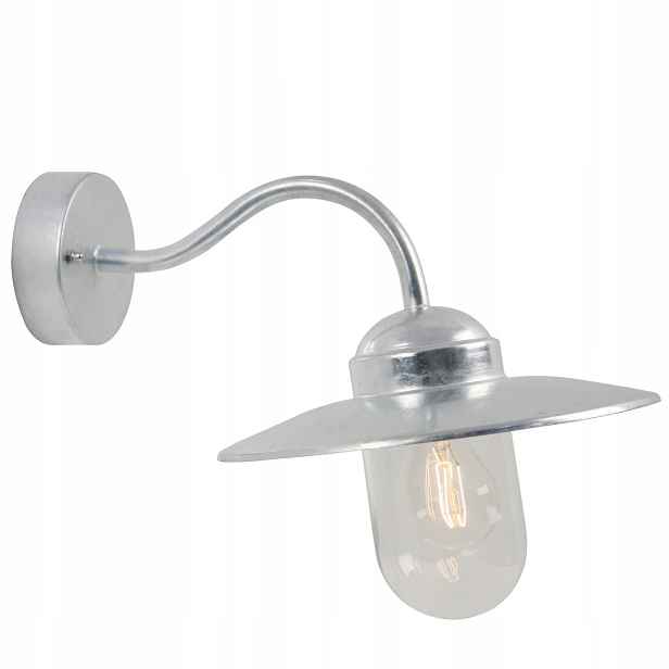 Lampa Fasádní nástěnné svítidlo stříbrná IP54 Stmívatelná Luxembourg Nordlux 27 cm