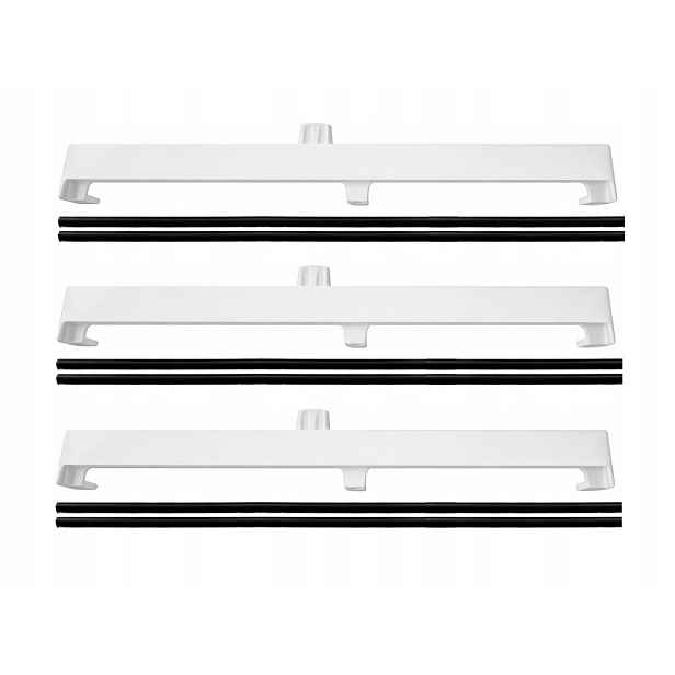 Okenní ventilátor Bez Frézování, neinvazivní, bez vrtání okna, bílý, 3ks