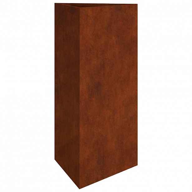 vidaXL Zahradní truhlík 40 x 34,5 x 75 cm cortenová ocel