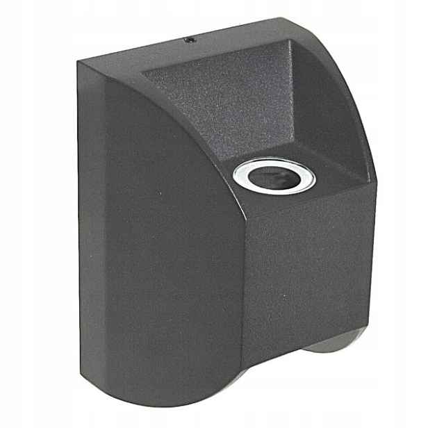Led fasádní svítidlo Cissa 2x3W 4000K antracit