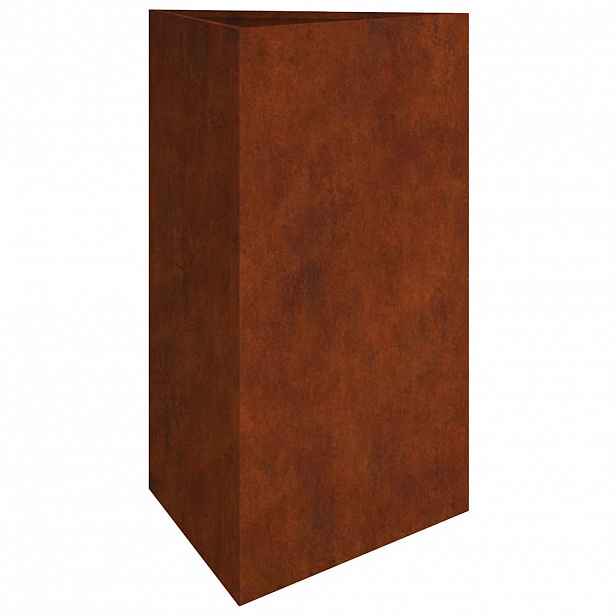 vidaXL Zahradní truhlík 50 x 43 x 75 cm cortenová ocel