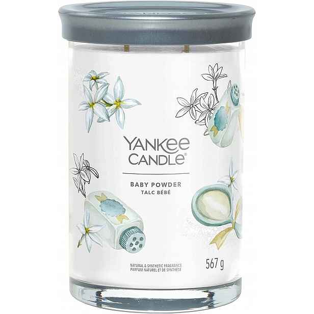 Yankee Candle vonná svíčka Tumbler ve skle velká Baby Powder 567g