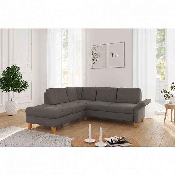 Sit & More ROHOVÁ SEDAČKA, textil, jílová barva