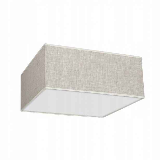 Lněná stropní svítidlo čtverec 2xE27 Lino Eko-light