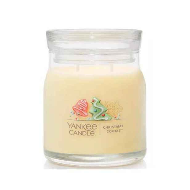 Yankee Candle Christmas Cookie Střední Sójová Svíčka se Dvěma Knoty 368g