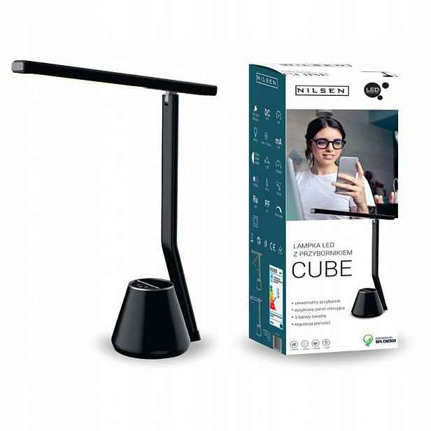 Školní lampa s příslušenstvím Stolní lampa s organizérem Led Nilsen