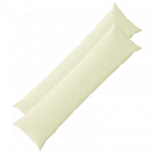vidaXL Povlak na polštář 2 pcs HEERLEN Krémová 40 x 145 cm Polyester