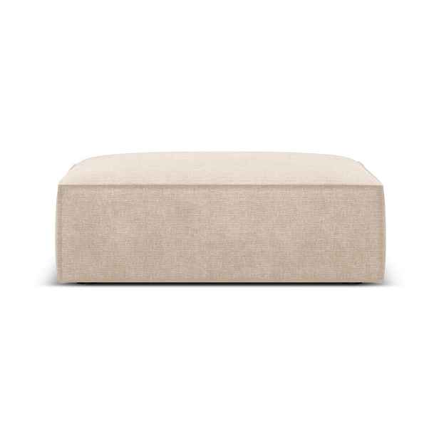 Béžová žinylková podnožka Vanda – Mazzini Sofas