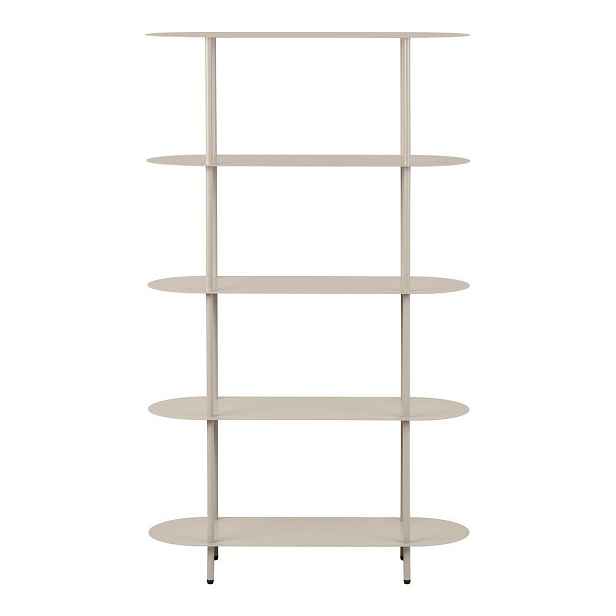 Béžový kovový regál 90x150x31 cm Rieti – House Nordic
