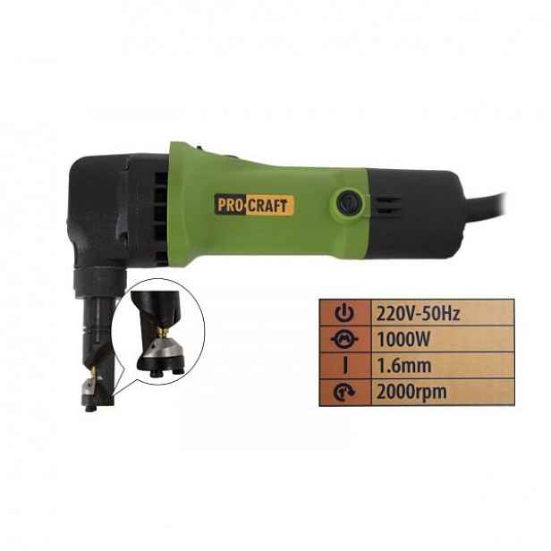 Elektrické nůžky na trapézový plech Procraft SM1.6 500 2,5 mm