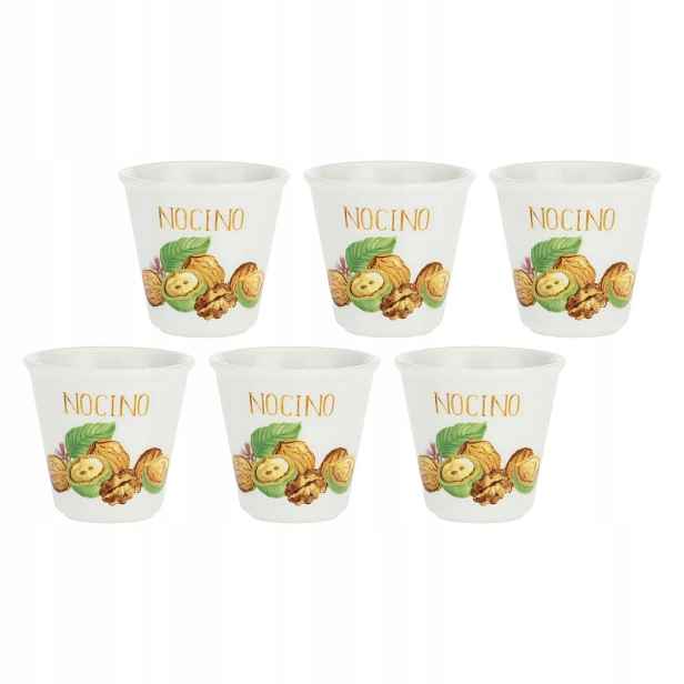 La Porcellana Bianca Liquorelli Sada 6 sklenic na likér nocino 75 ml