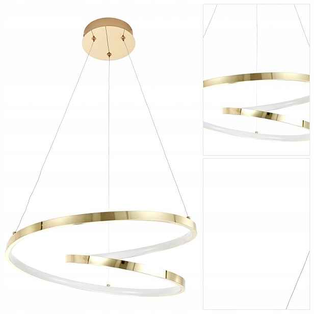Zlatá závěsná lampa Nappi moderní Led nad jídelní stůl Tk Lighting